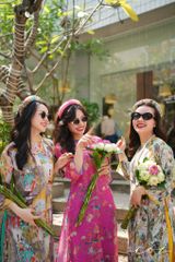 Áo Dài Sắc Xuân Bên Thềm Cói Design