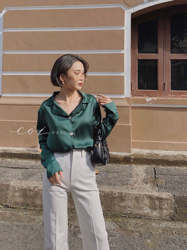 Quần kaki lật lai Cói Design