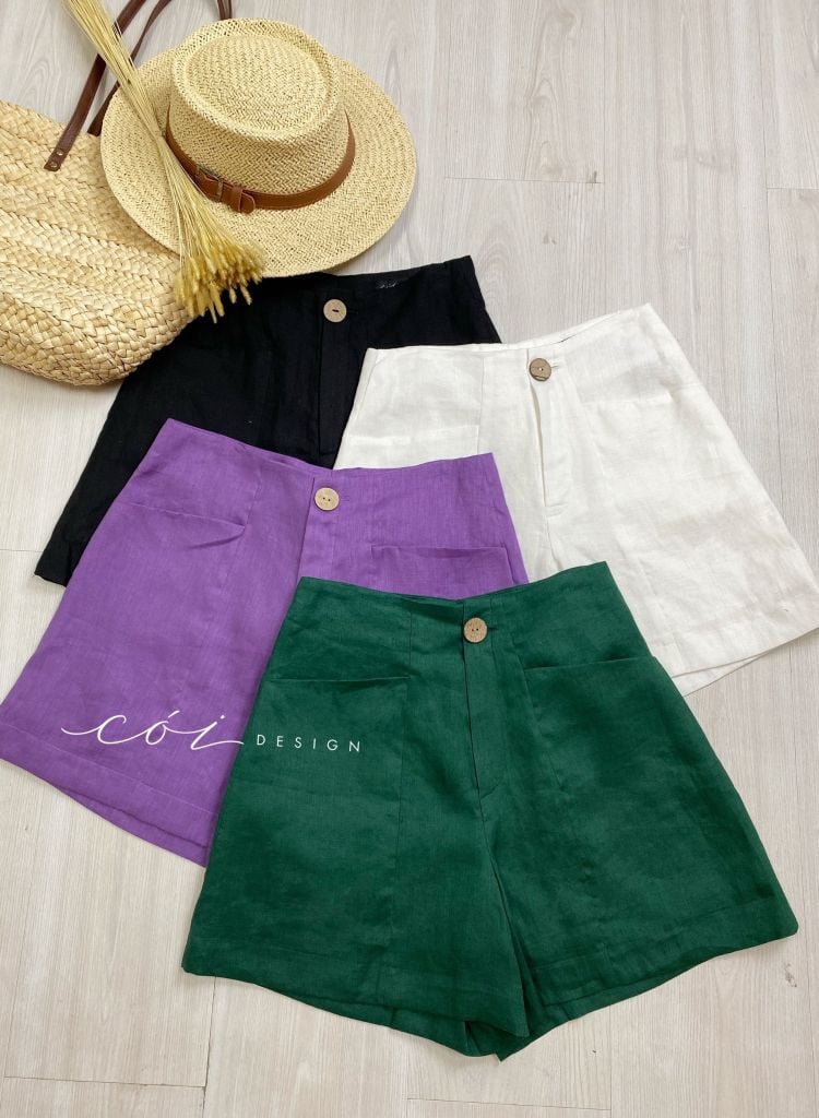 Quần short linen TT Cói Design
