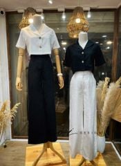 Quần suông linen tưng premium Cói Design