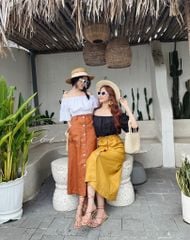 Chân váy TT Linen tưng premium Cói Design