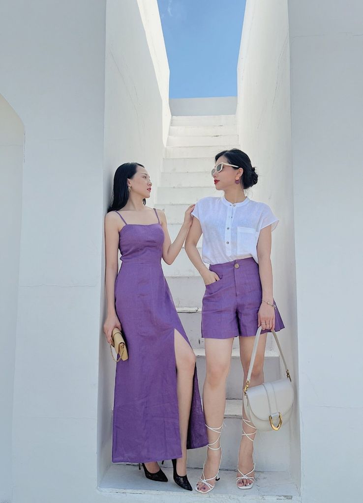 Đầm cúp ngực linen tưng premium Cói Design