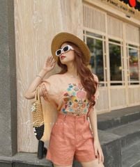 Quần short blazer linen prenium  Cói Design