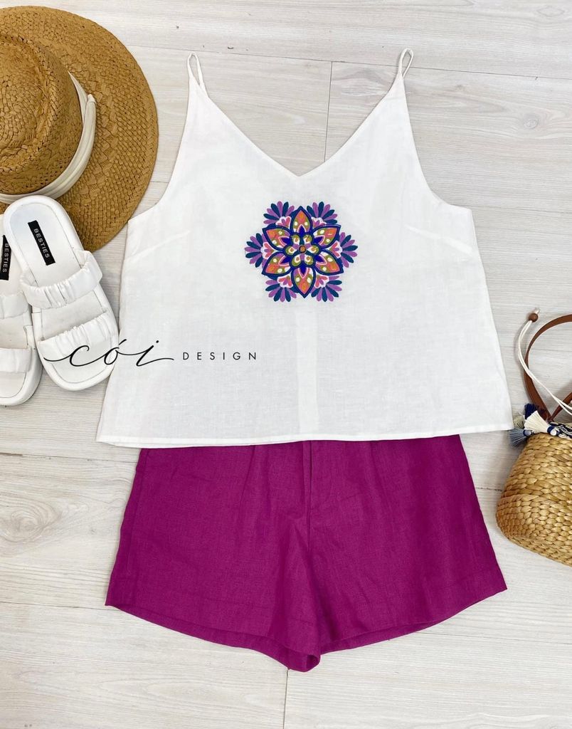 Quần short blazer linen prenium  Cói Design