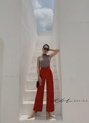 Quần ống suông gold Cói Design