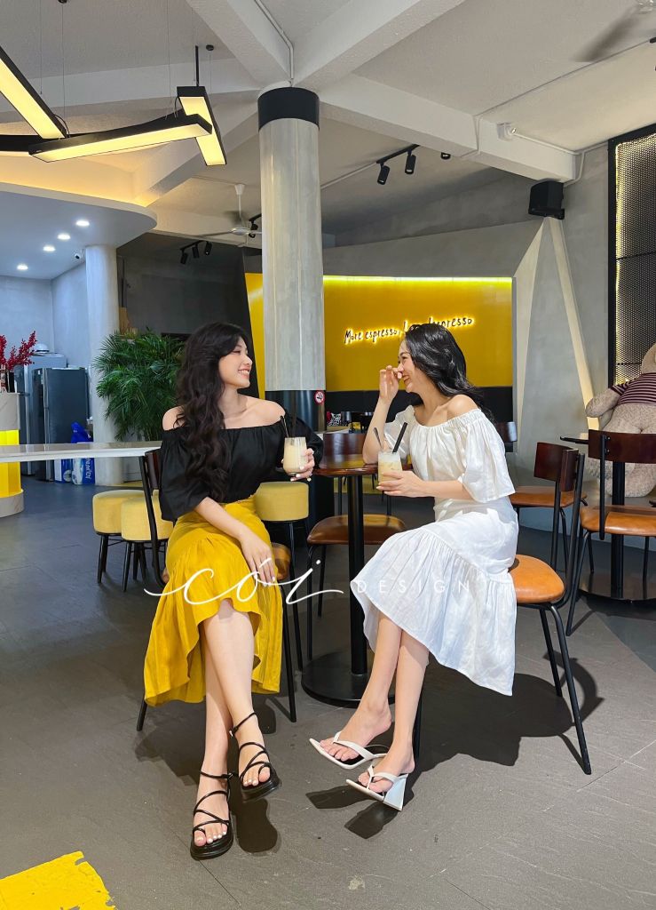 Chân váy bèo Linen tưng premiumCói Design