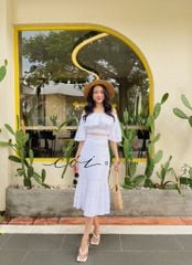 Chân váy bèo Linen tưng premiumCói Design