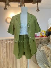 Áo blazer tay ngắn Cói Design
