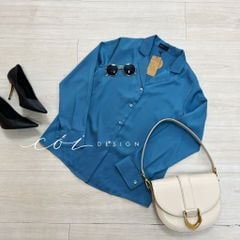 Áo lụa danton tay dài Cói Design