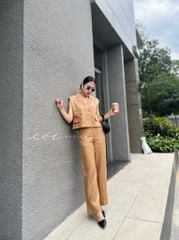 Quần suông linen tưng premium Cói Design