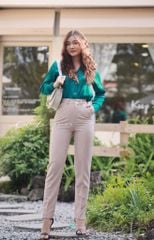 Quần ống đứng gold Cói Design