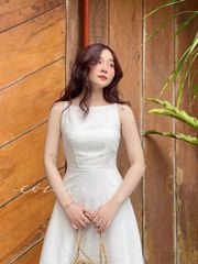 Đầm 2 dây xô Hàn Cói Design