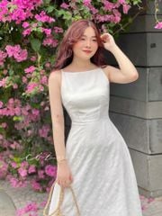 Đầm 2 dây xô Hàn Cói Design