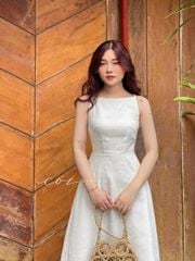Đầm 2 dây xô Hàn Cói Design