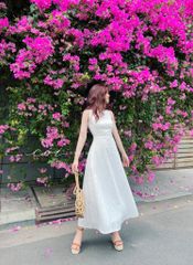 Đầm 2 dây xô Hàn Cói Design