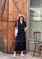 Set chân váy linen Hàn Cói Design