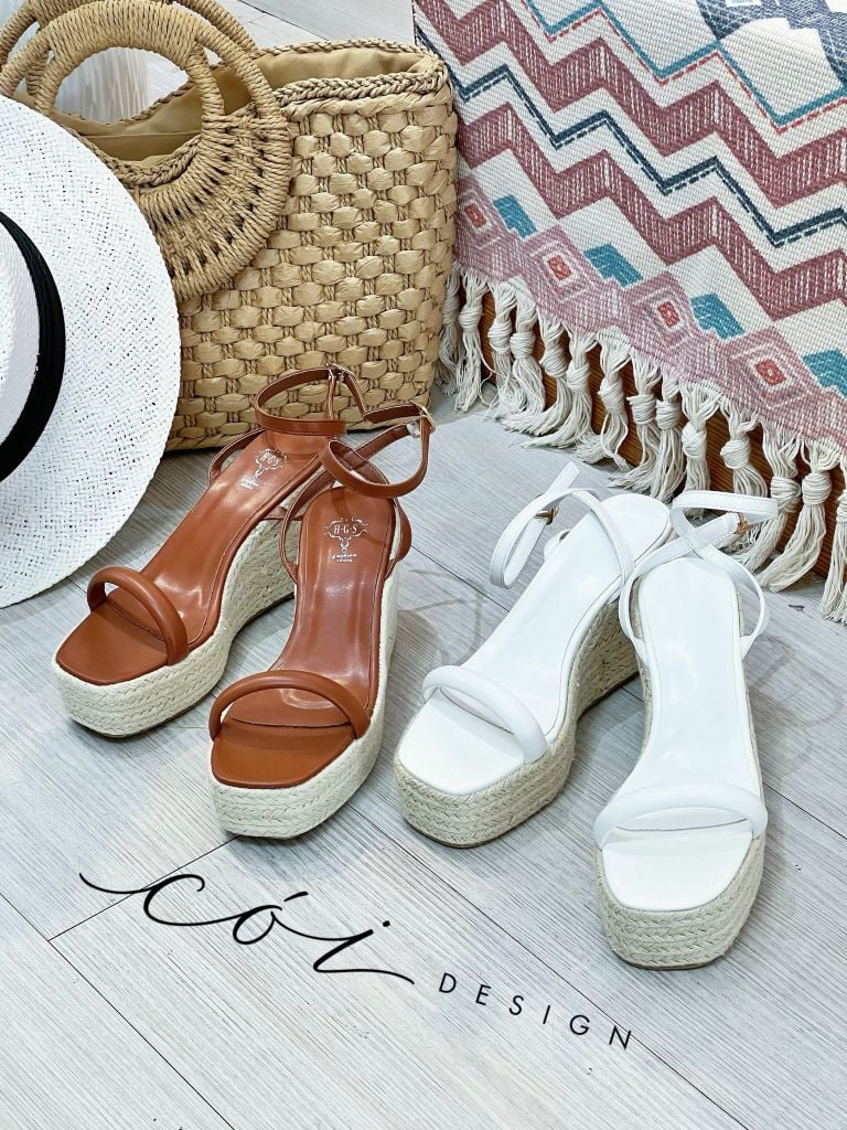 Giày Cói đế xuồng