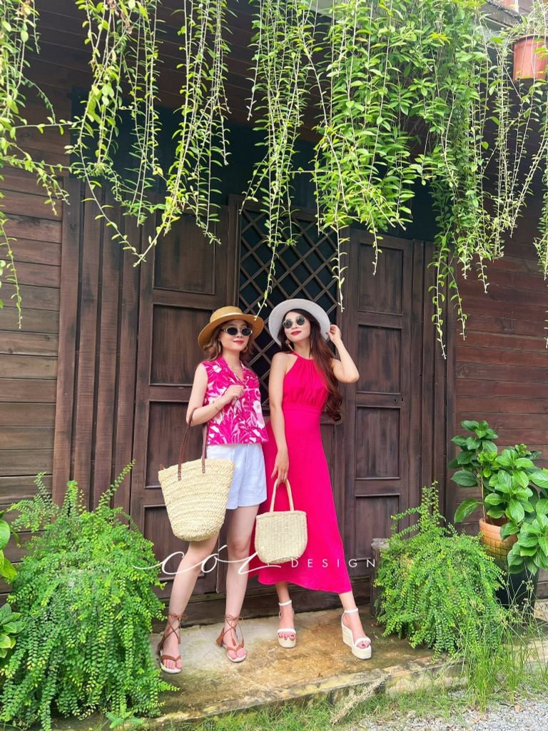 Đầm yếm Linen tưng premium Cói Design