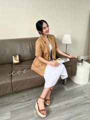 Áo blazer tay ngắn Cói Design