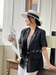 Áo blazer tay ngắn Cói Design