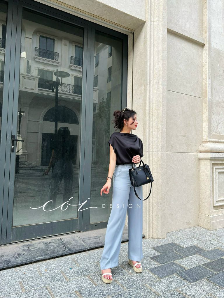 Quần suông gold cao cấp Cói Design