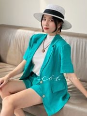 Áo blazer tay ngắn Cói Design