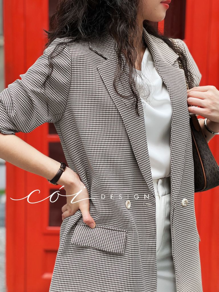 Áo blazer chất gold Cói Design