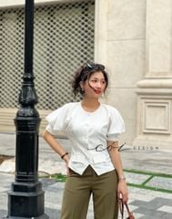 Quần suông gold cao cấp Cói Design