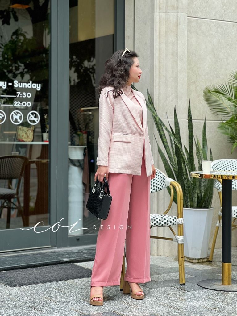 Quần suông gold cao cấp Cói Design
