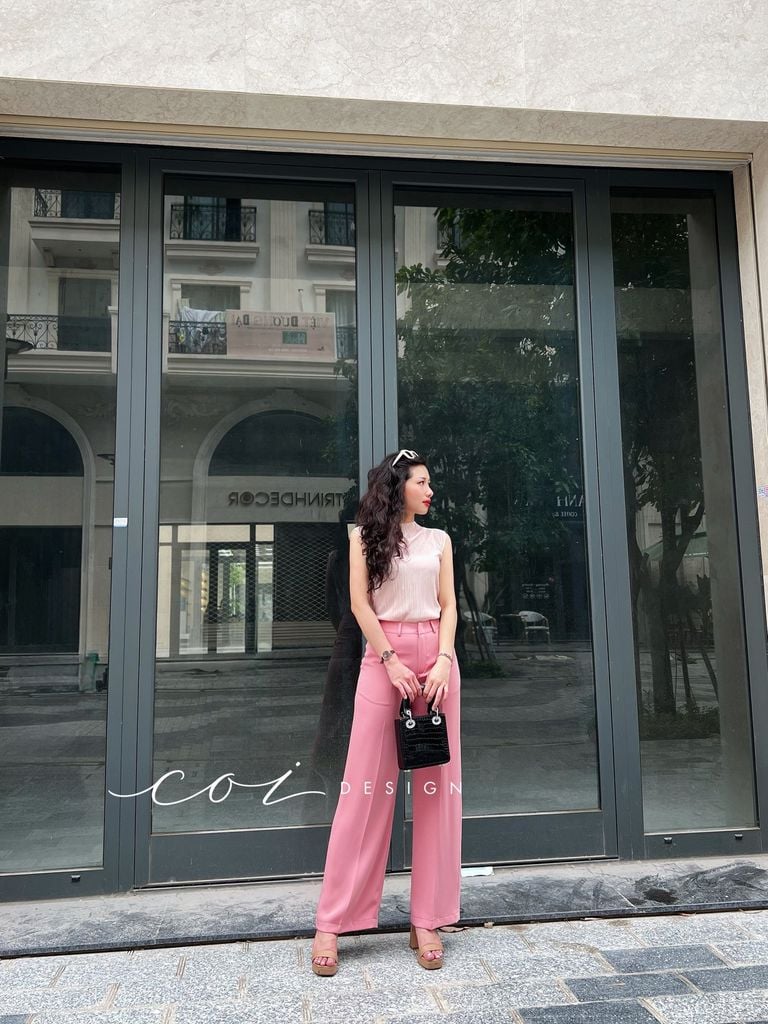 Quần suông gold cao cấp Cói Design