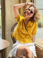 Áo danton 2 hàng nút Linen tưng premium Cói Design