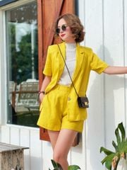 Áo blazer tay ngắn Cói Design