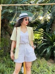 Áo blazer tay ngắn Cói Design