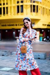 Set áo dài Sắc Xuân Bên Thềm  Cói Design