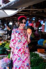 Set áo dài Sắc Xuân Bên Thềm  Cói Design