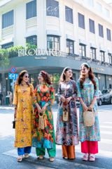 Set áo dài Sắc Xuân Bên Thềm  Cói Design