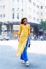 Set áo dài Sắc Xuân Bên Thềm  Cói Design