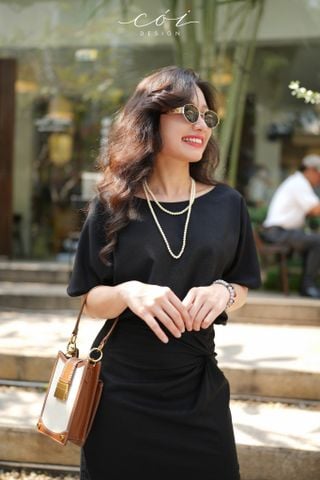 Áo cổ thuyền linen hàn Cói Design