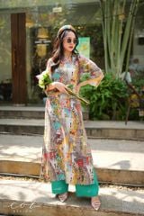 Set áo dài Sắc Xuân Bên Thềm  Cói Design
