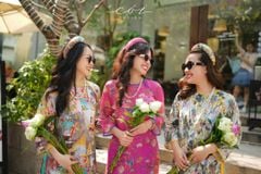 Set áo dài Sắc Xuân Bên Thềm  Cói Design