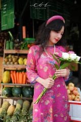Set áo dài Sắc Xuân Bên Thềm  Cói Design