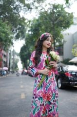 Set áo dài Sắc Xuân Bên Thềm  Cói Design