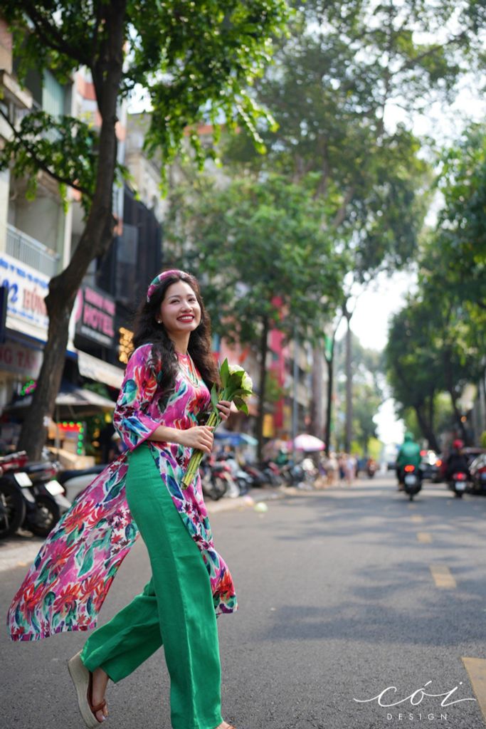 Quần suông linen tưng premium Cói Design