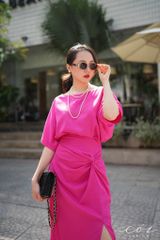 Chân váy xoắn eo Linen Cói Design