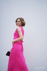 Set gile chân váy Linen tưng premium Cói Design