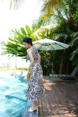 Đầm yếm khoét eo Linen tưng premium Cói Design