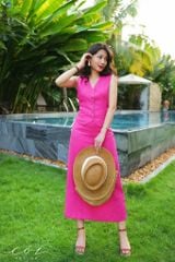 Set gile chân váy Linen tưng premium Cói Design