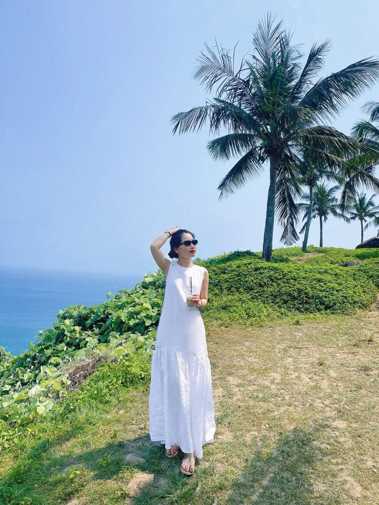 Đầm suông maxi linen tưng premium Cói Design