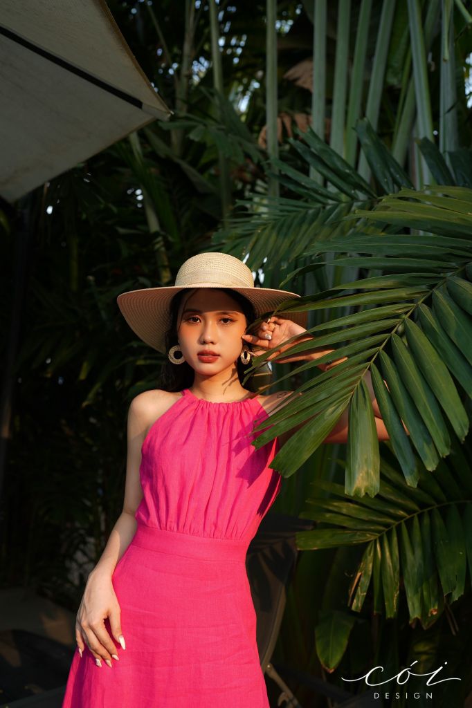 Đầm yếm linen Cói Design