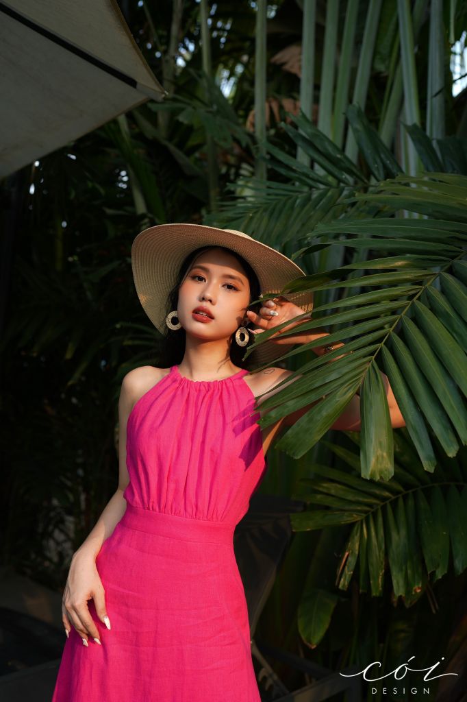 Đầm yếm Linen tưng premium Cói Design